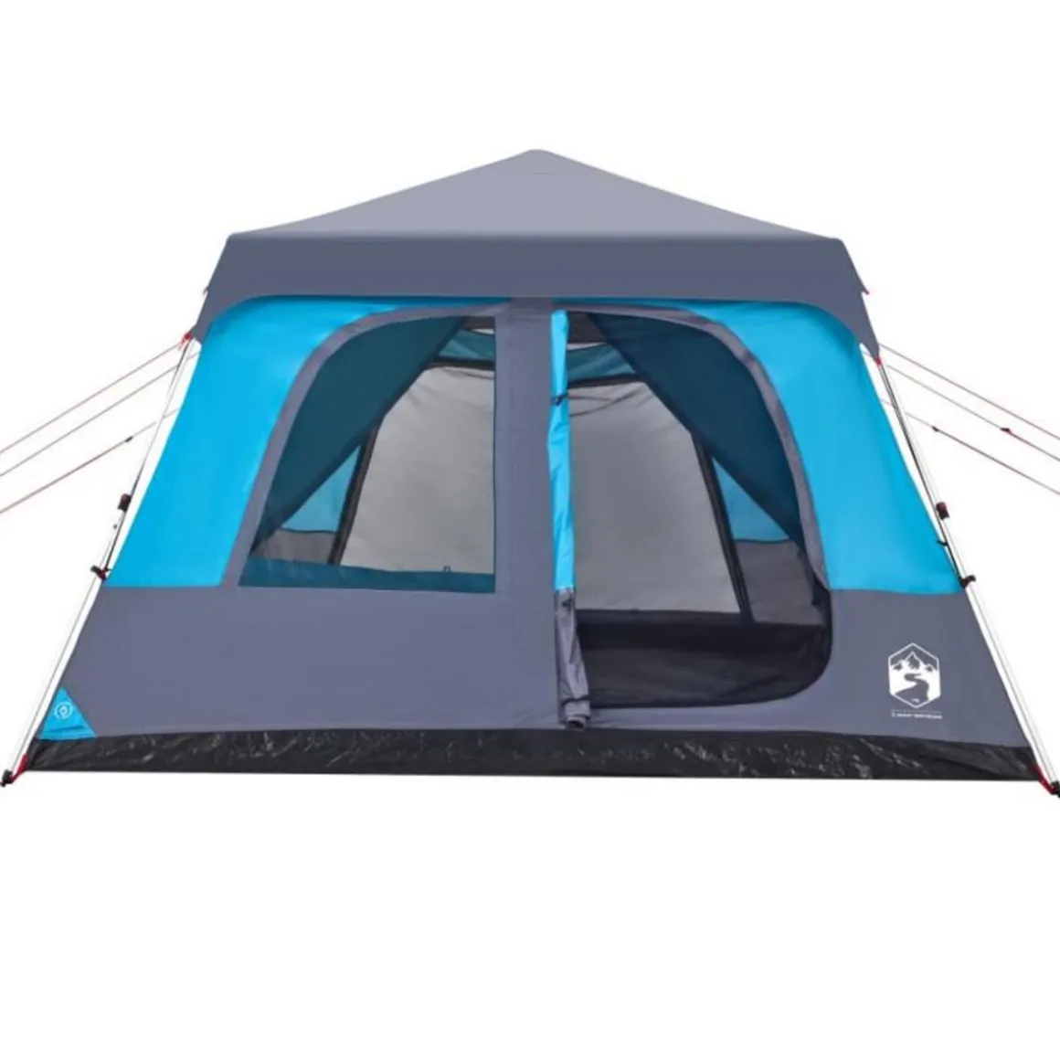 Tente familiale à dôme 10 personnes bleu libération rapide