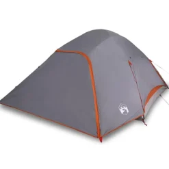 Tente familiale à dôme 6 personnes gris imperméable