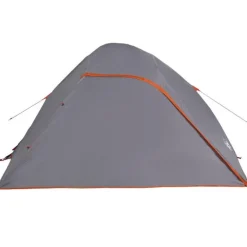 Tente familiale à dôme 6 personnes gris imperméable