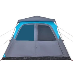 Tente familiale à dôme 6 personnes bleu libération rapide