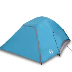 Tente familiale à dôme 6 personnes bleu imperméable