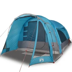 Tente familiale 6 personnes bleu imperméable