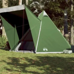 Tente familiale tipi 6 personnes vert imperméable