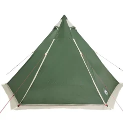 Tente familiale tipi 6 personnes vert imperméable