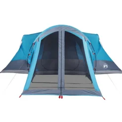 Tente familiale tipi 8 personnes bleu imperméable