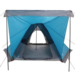 Tente familiale tipi 6 personnes bleu imperméable