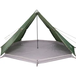 Tente familiale tipi 8 personnes vert imperméable
