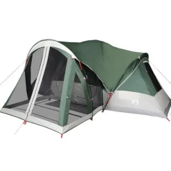 Tente familiale tipi 8 personnes vert imperméable