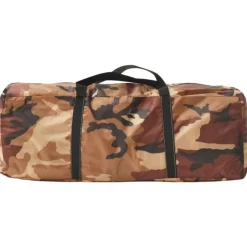 Tente igloo de camping 650x240x190 cm 8 personnes Camouflage