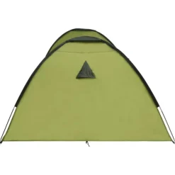Tente igloo de camping 650x240x190 cm 8 personnes Vert