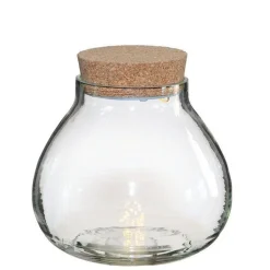 Terrarium à faire soi-même avec LED Ø 20,5 x 20 cm