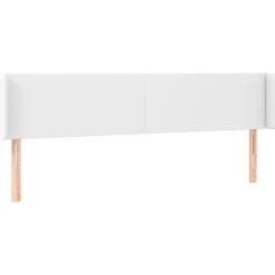 Tete de lit a LED Blanc 203x16x78/88 cm Similicuir