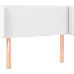Tete de lit a LED Blanc 103x16x78/88 cm Similicuir