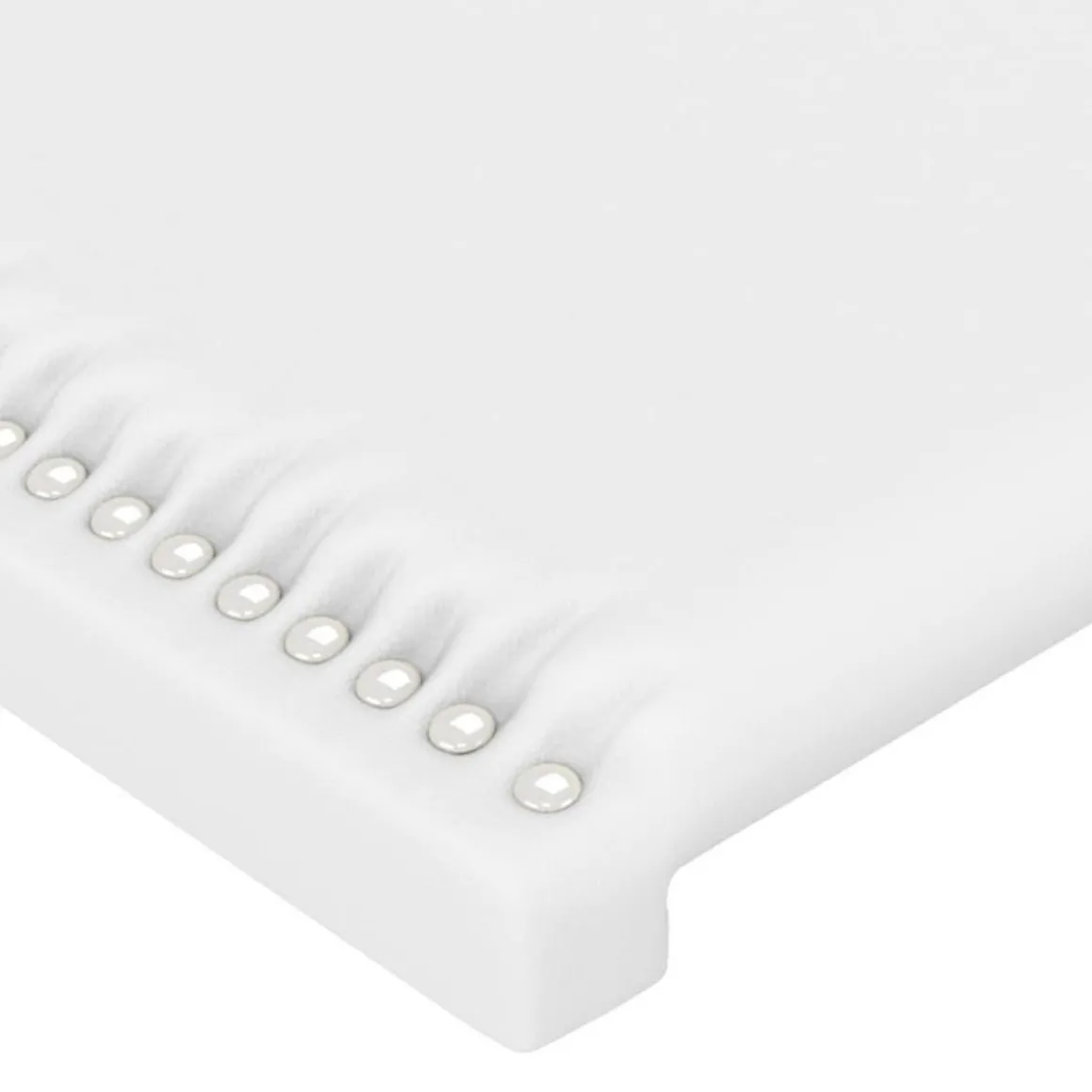 Tete de lit a LED Blanc 160x5x78/88 cm Similicuir