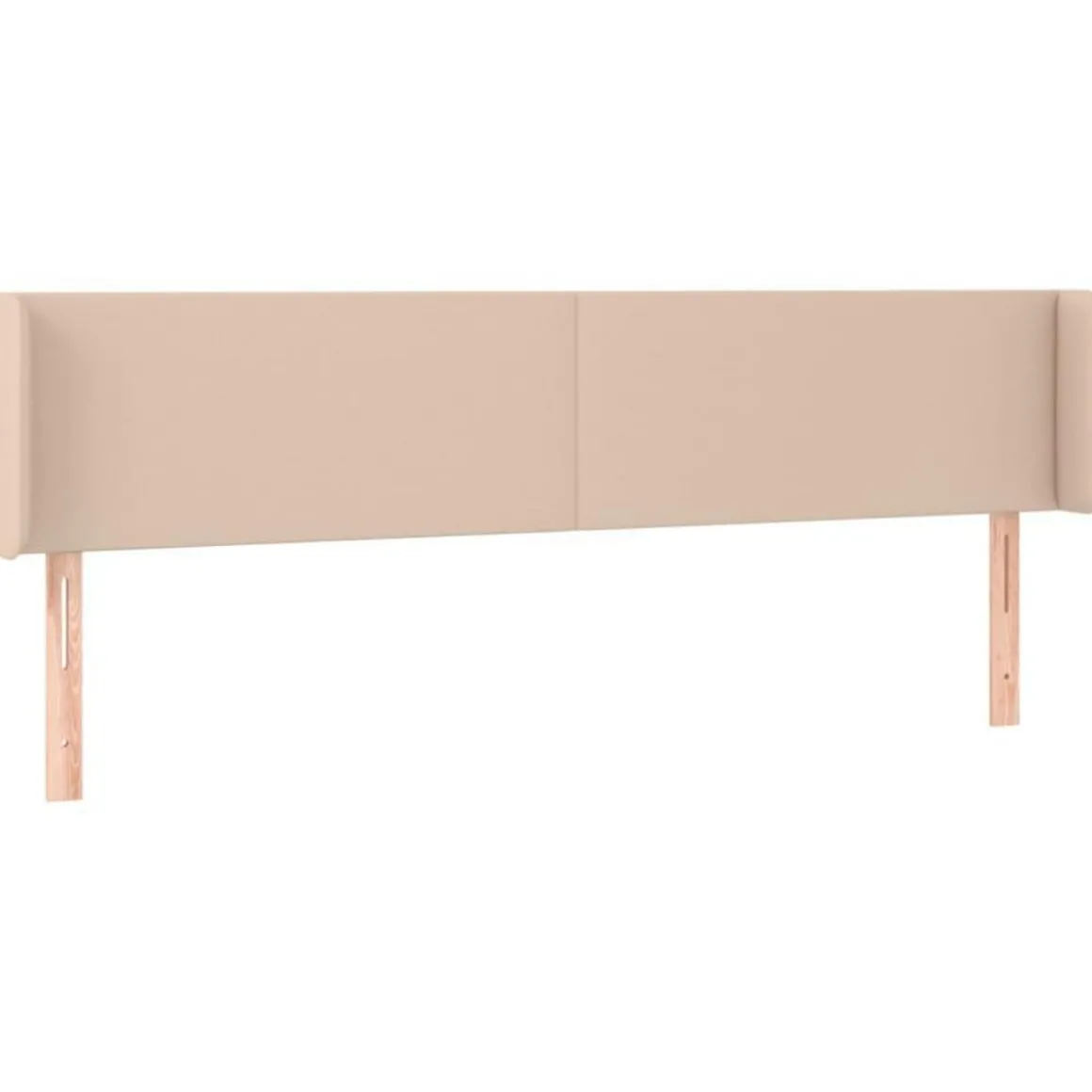 Tete de lit a LED Cappuccino 203x16x78/88 cm Similicuir