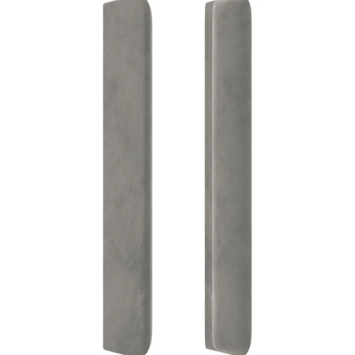 Tete de lit a LED Gris clair 203x16x118/128 cm Velours