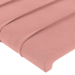 Tete de lit a LED Rose 100x5x78/88 cm Velours