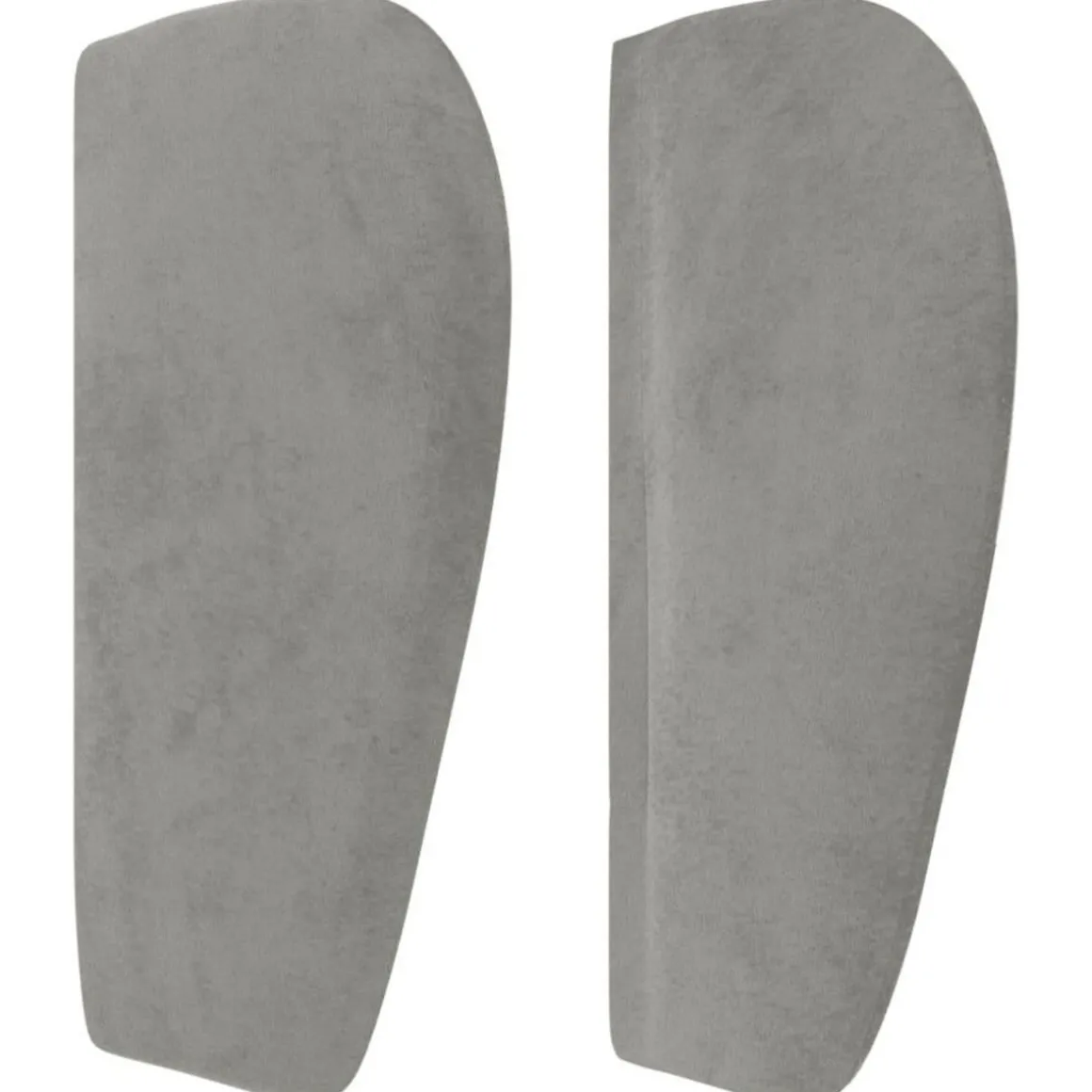 Tete de lit avec oreilles Gris clair 93x23x78/88 cm Velours