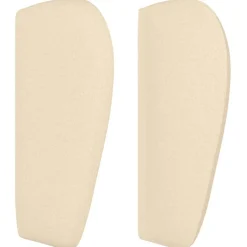 Tete de lit avec oreilles Creme 93x23x78/88 cm Tissu