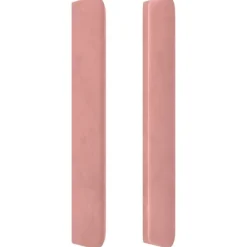 Tete de lit avec oreilles Rose 103x16x118/128 cm Velours