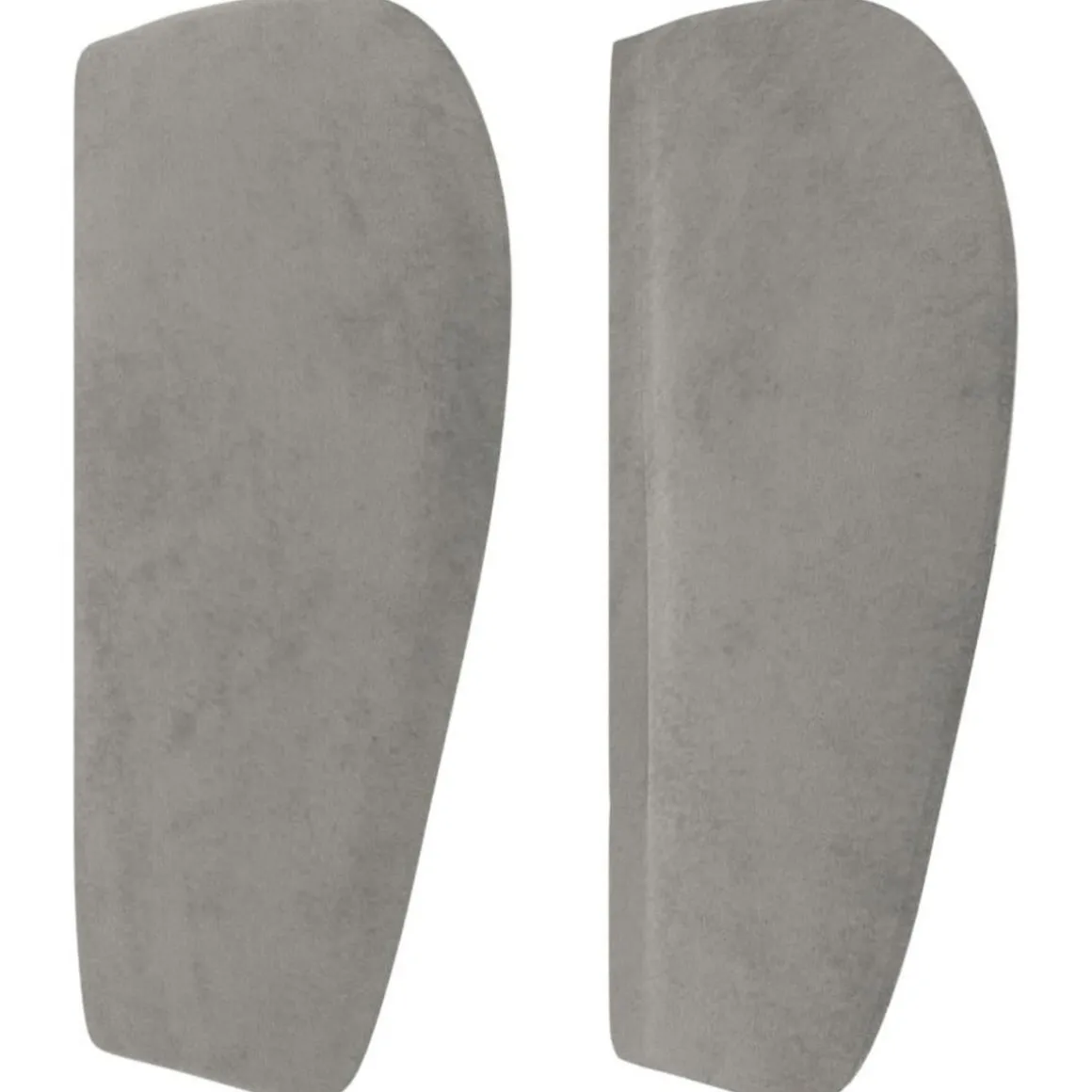 Tete de lit avec oreilles Gris clair 93x23x78/88 cm Velours