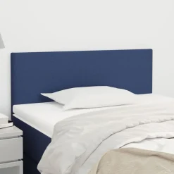 Tete de lit Bleu 80x5x78/88 cm Tissu