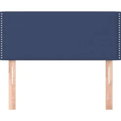 Tete de lit Bleu 80x5x78/88 cm Tissu