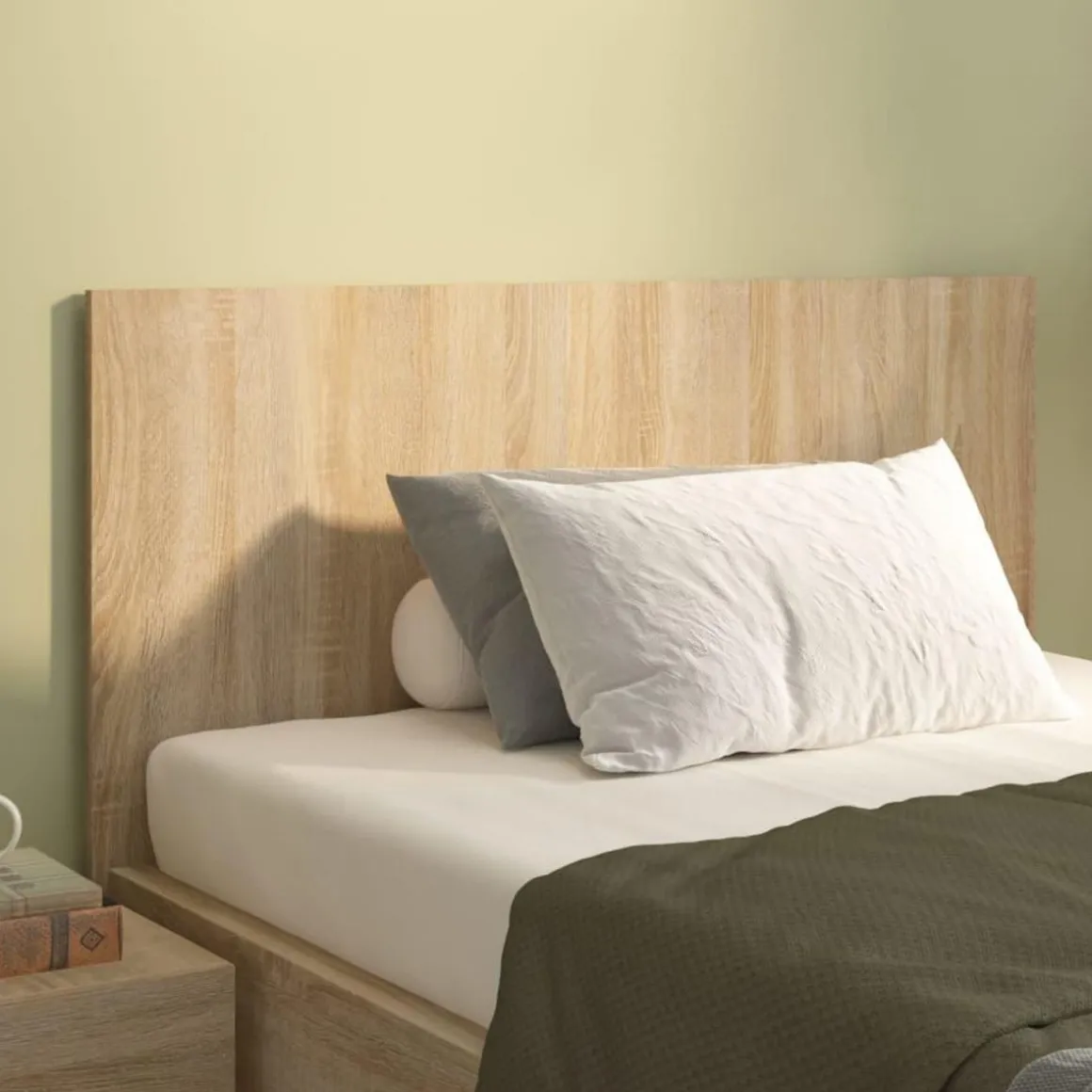 Tete de lit Chene sonoma 120x1,5x80 cm Bois d'ingenierie