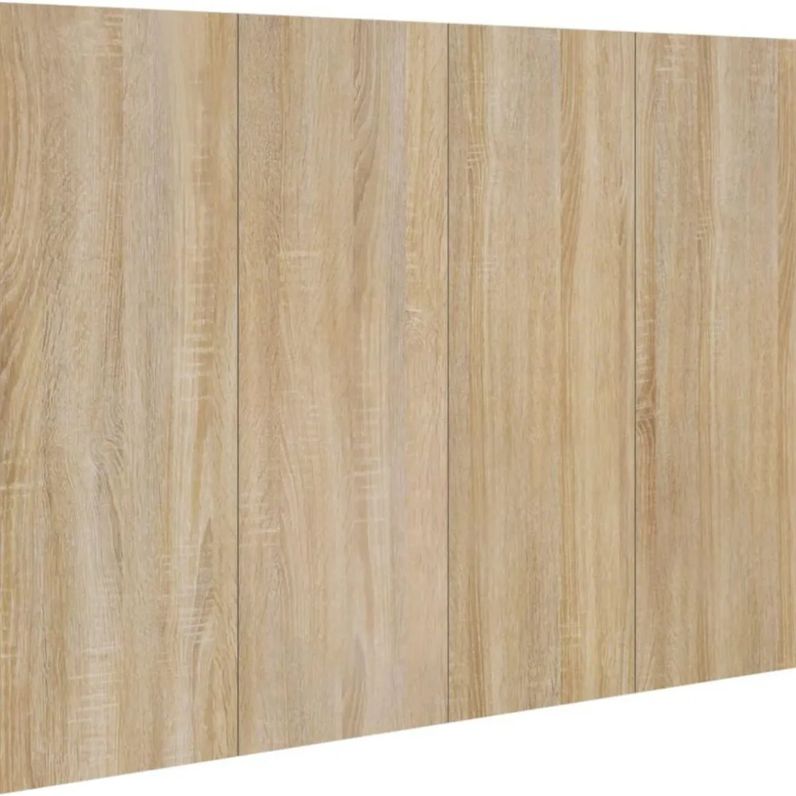 Tete de lit Chene sonoma 120x1,5x80 cm Bois d'ingenierie