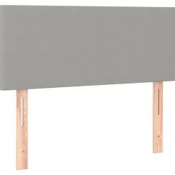 Tete de lit Gris clair 90x5x78/88 cm Tissu