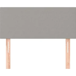 Tete de lit Gris clair 90x5x78/88 cm Tissu