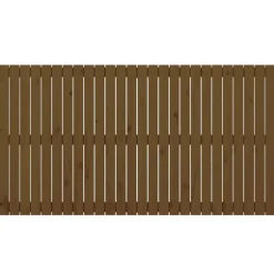 Tete de lit murale Marron miel 166x3x90 cm Bois massif de pin