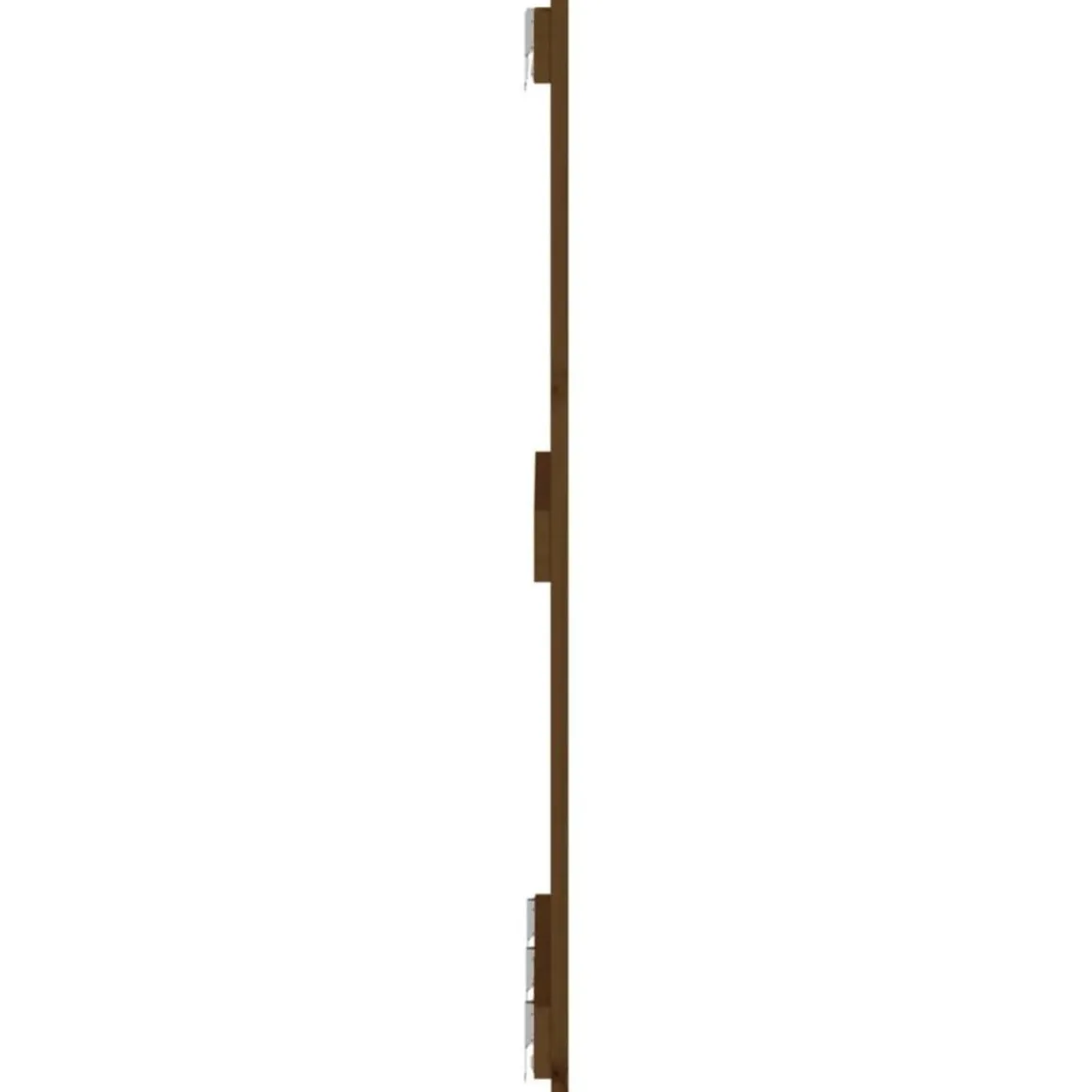Tete de lit murale Marron miel 166x3x90 cm Bois massif de pin