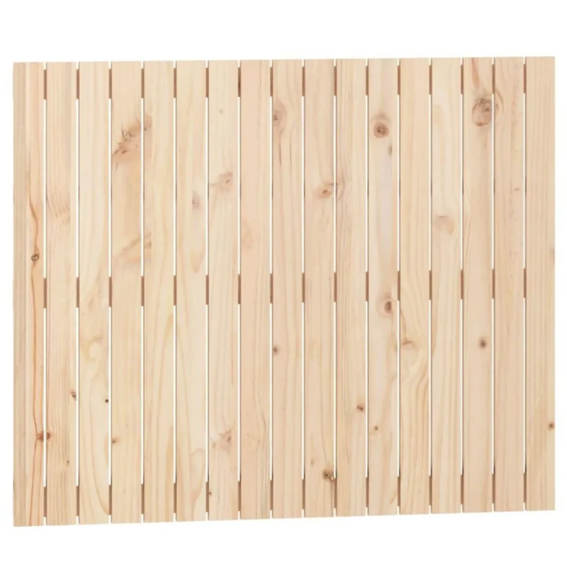 Tete de lit murale 108x3x90 cm Bois massif de pin
