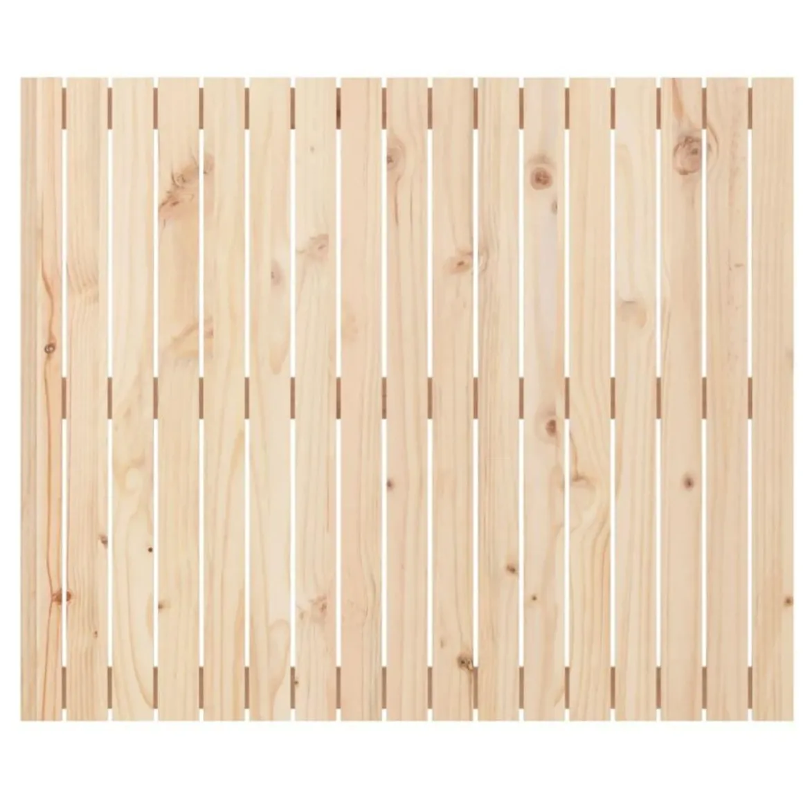 Tete de lit murale 108x3x90 cm Bois massif de pin