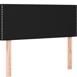 Tete de lit Noir 80x5x78/88 cm Tissu