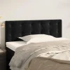 Tete de lit Noir 80x5x78/88 cm Velours