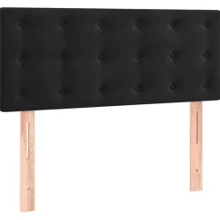 Tete de lit Noir 80x5x78/88 cm Velours