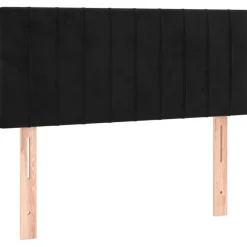 Tete de lit Noir 90x5x78/88 cm Velours