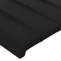 Tete de lit Noir 90x5x78/88 cm Velours