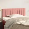 Tete de lit Rose 80x5x78/88 cm Velours