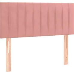 Tete de lit Rose 80x5x78/88 cm Velours