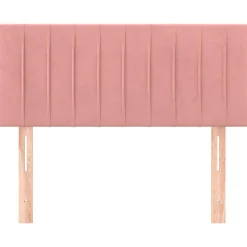 Tete de lit Rose 80x5x78/88 cm Velours