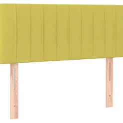 Tete de lit Vert 100x5x78/88 cm Tissu