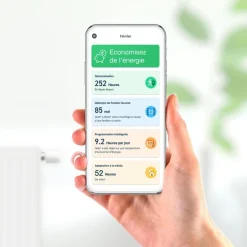 Thermostat connecté connecté Filaire Kit V3+ Noir