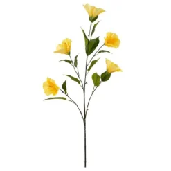 Tige Fleur Artificielle Hibiscus 119cm Jaune