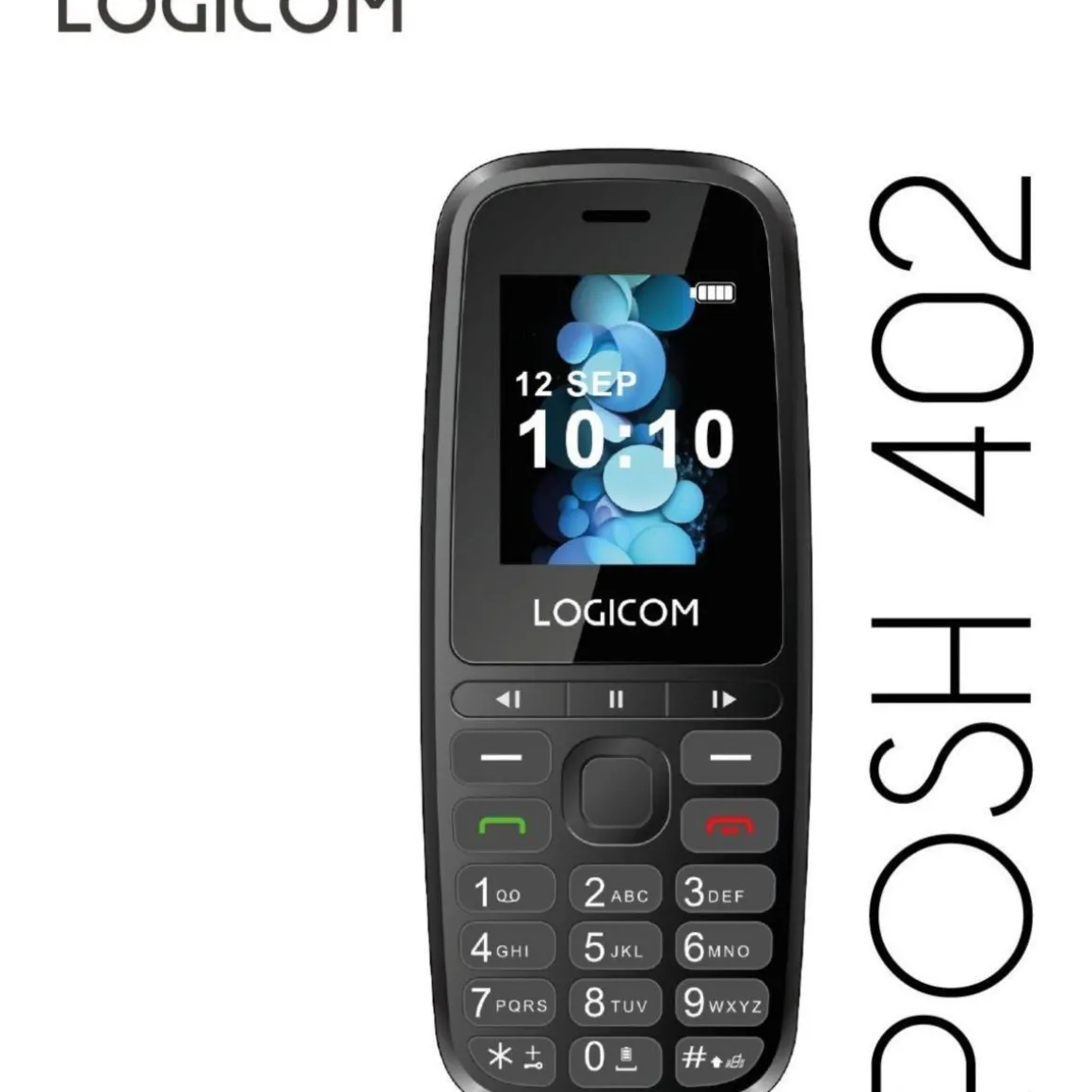 Téléphone portable Posh 402 Noir 4G