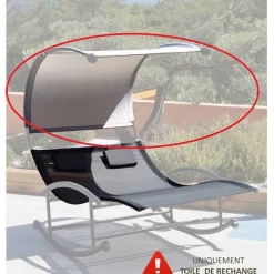 Toile d'ombrage pour transat - WELNESS/BIZZEN