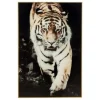 Toile Imprimée Tigre 80x120cm Noir & Or