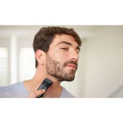 Tondeuse barbe et cheveux 8-en-1 sans fil Multigroom series 3000 - Noir
